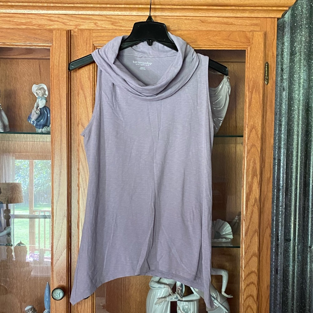 ****SUMMSER SALE**** Soft Surroundings Cowl Neck Top, Sz M